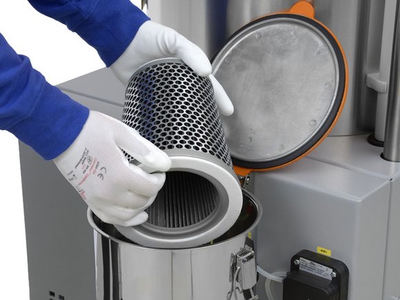 LUXOR EM A: Filtro centrifugo per polveri sottili per l’alimentazione