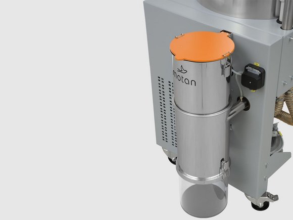 LUXOR EM A: Циклонный фильтр и пылевой фильтр тонкой очистки системы подачи