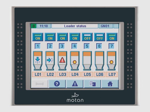 Central conveying: Controls