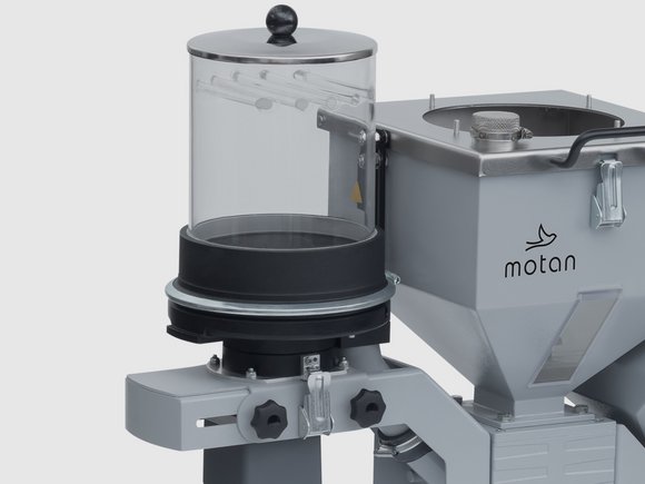 MINIBLEND V hybrid: Disc dosing